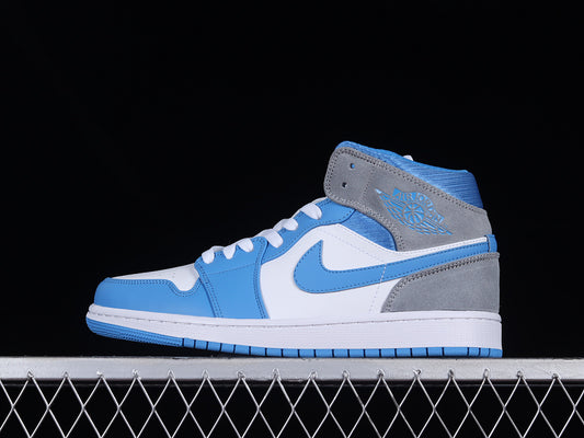 Jordan 1 Mid University Blue Grey