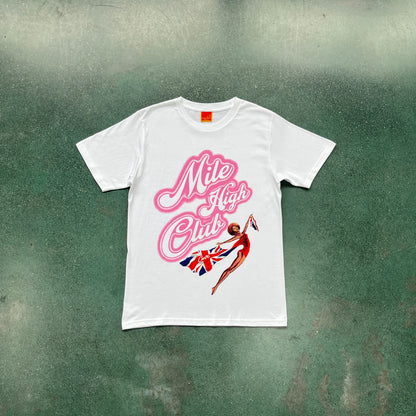 Corteiz Mile High Club Tee White