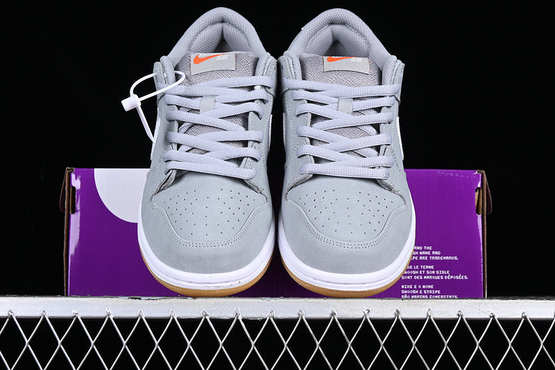 Nike SB Dunk Low Pro ISO Orange Label Grey Gum