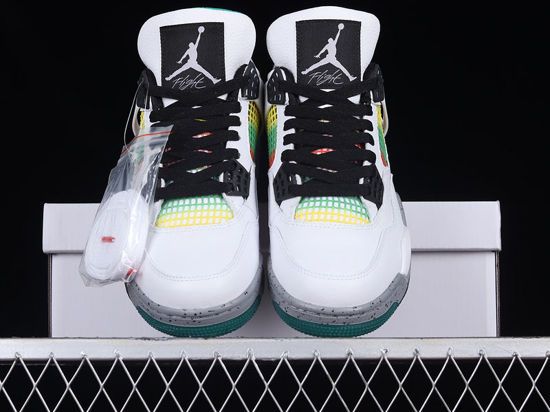 Jordan 4 Retro Lucid Green Rasta