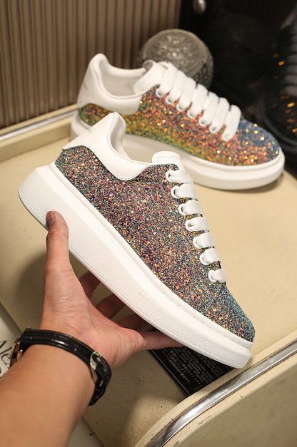 Alexander McQueen Oversized Multicolor Glitter