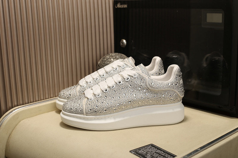 Alexander McQueen Oversized Silver Holographics Glitter