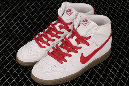 Nike SB Dunk High Pro Birch Hyper Red