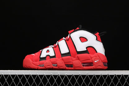 Nike Air More Uptempo University Red Black White