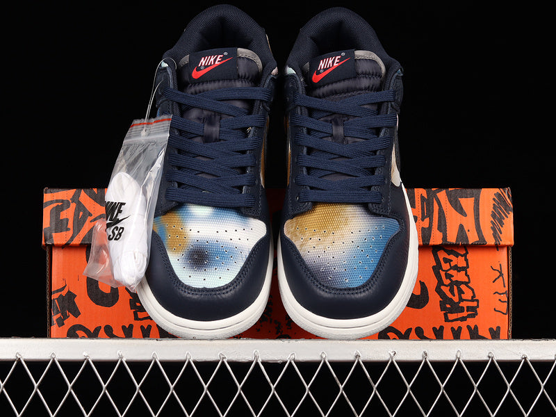 Nike Dunk Low Graffiti Navy