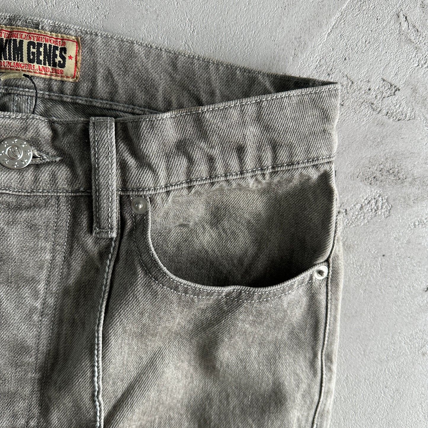 Corteiz C-Star Denim Jeans Grey