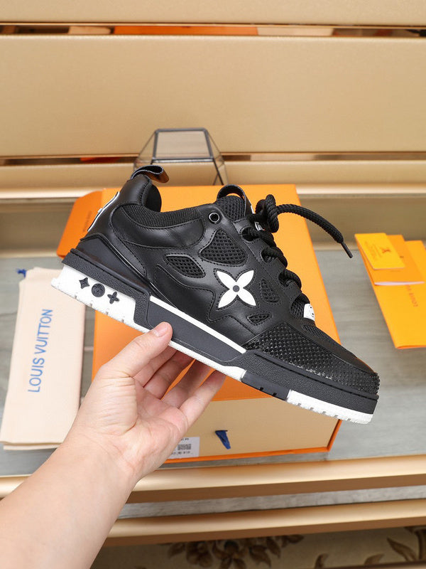 Louis Vuitton LV Skate Sneaker Black White