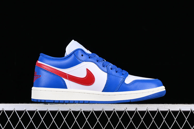 Jordan 1 Retro Low Sport Blue Gym Red