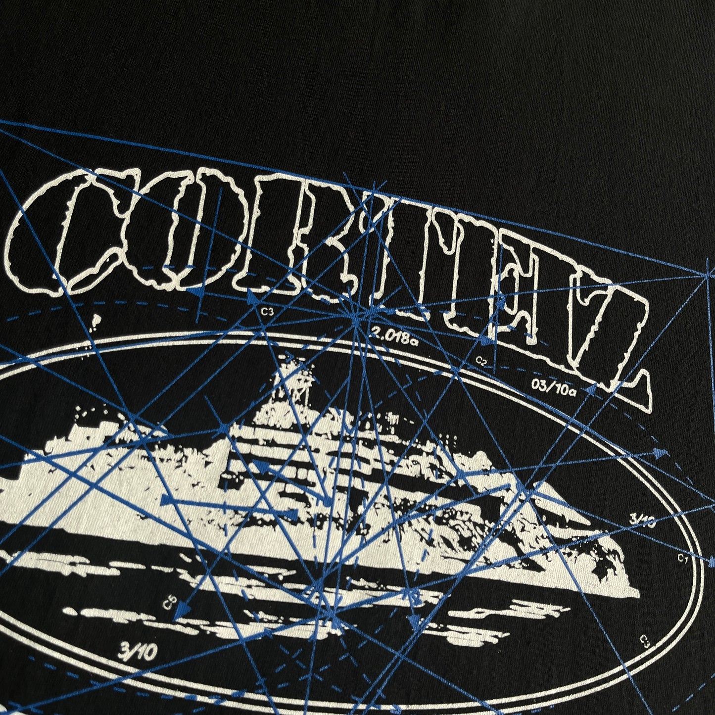 Corteiz Math Alcatraz Tee Black