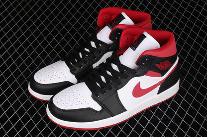 Jordan 1 Mid Gym Red Black White