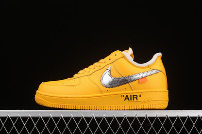 Nike Air Force 1 Low Off-White ICA University Gold