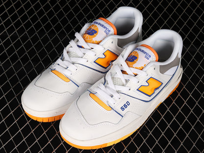 New Balance 550 White Vibrant Orange