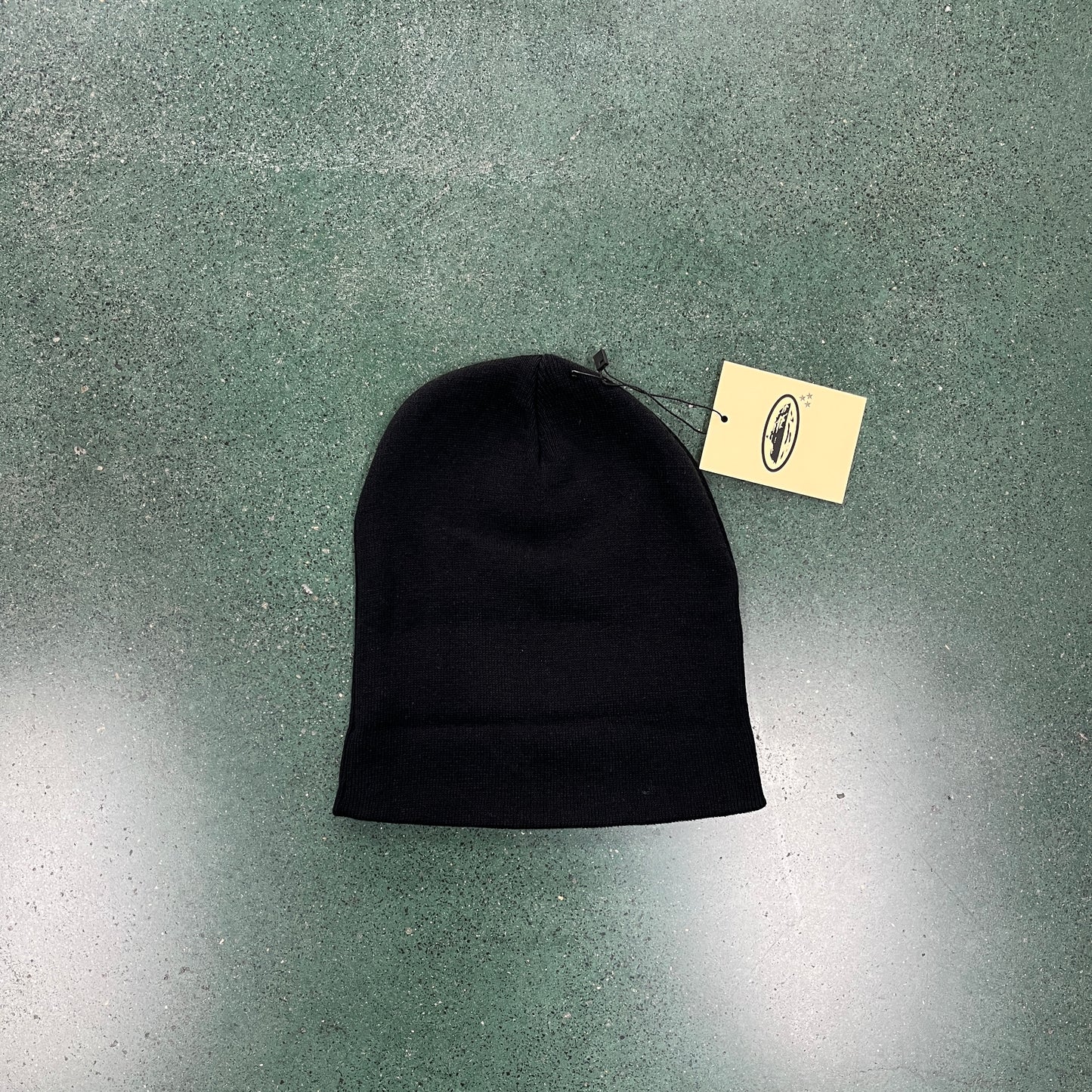 Corteiz Allstarz Folded Beanie Triple Black