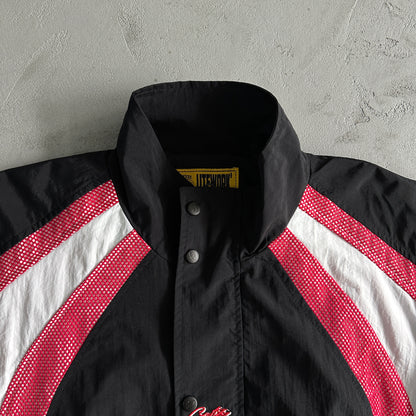 Corteiz Vertigo Shuku Jacket Black Red