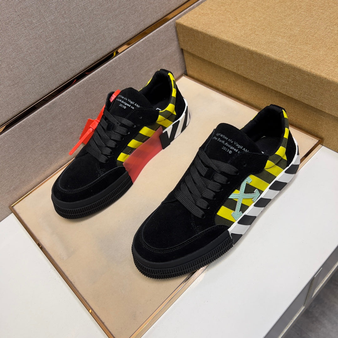 Off-White Vulc Low Black Yellow Green