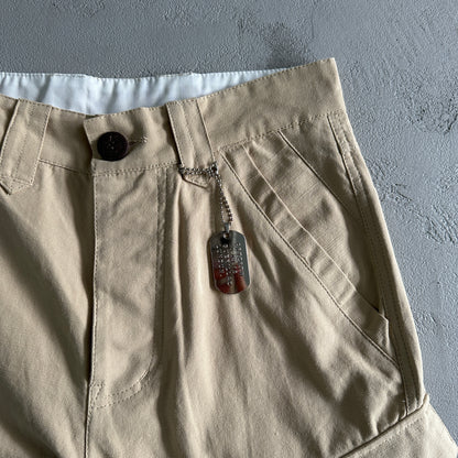 Corteiz Storm Cargo Shorts Beige