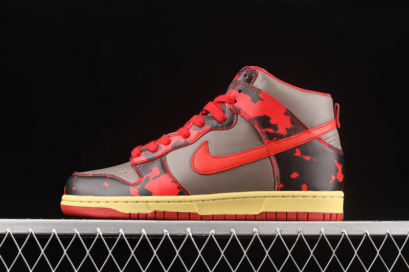 Nike Dunk High 1985 Red Acid Wash