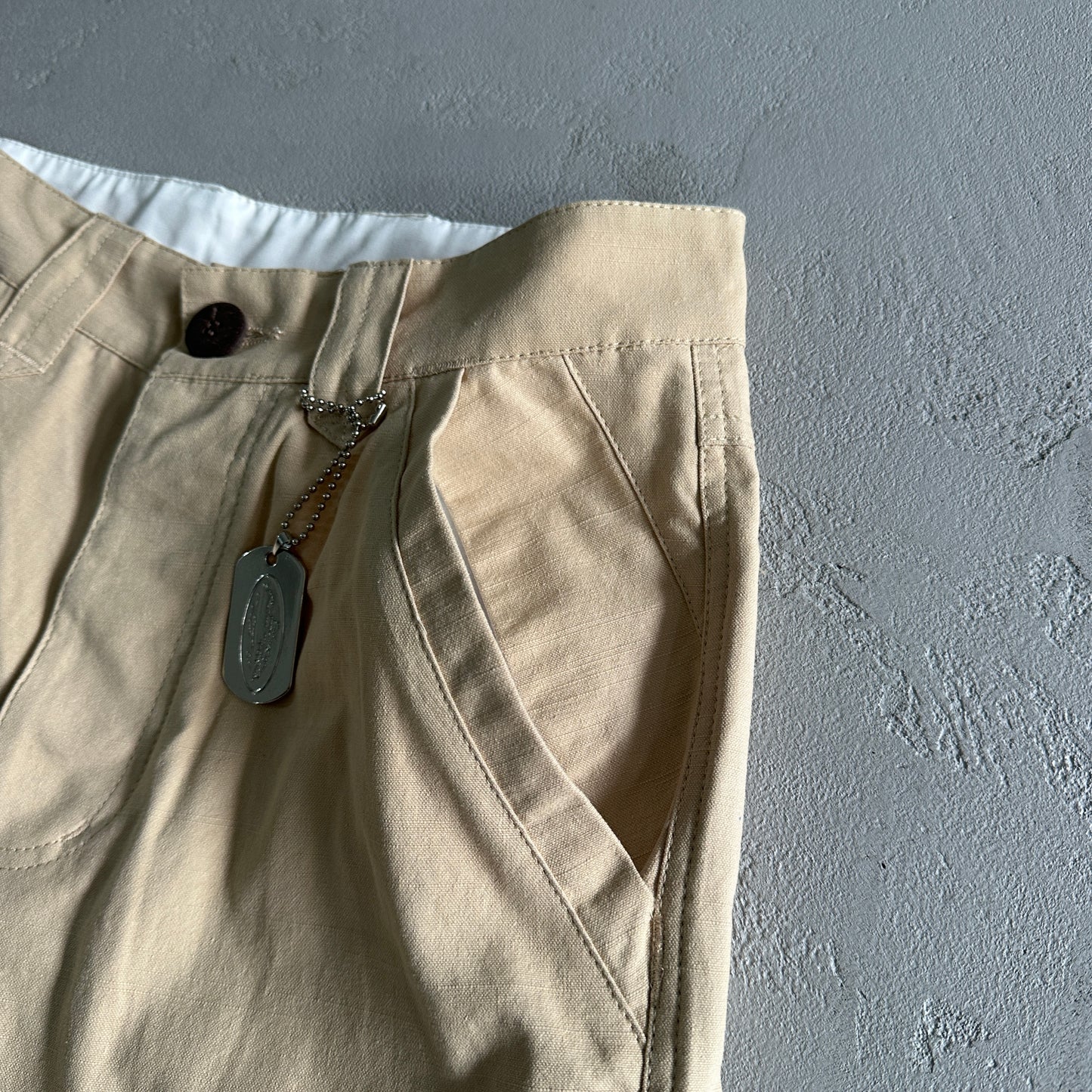 Corteiz Storm Cargo Shorts Beige