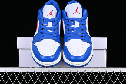 Jordan 1 Retro Low Sport Blue Gym Red