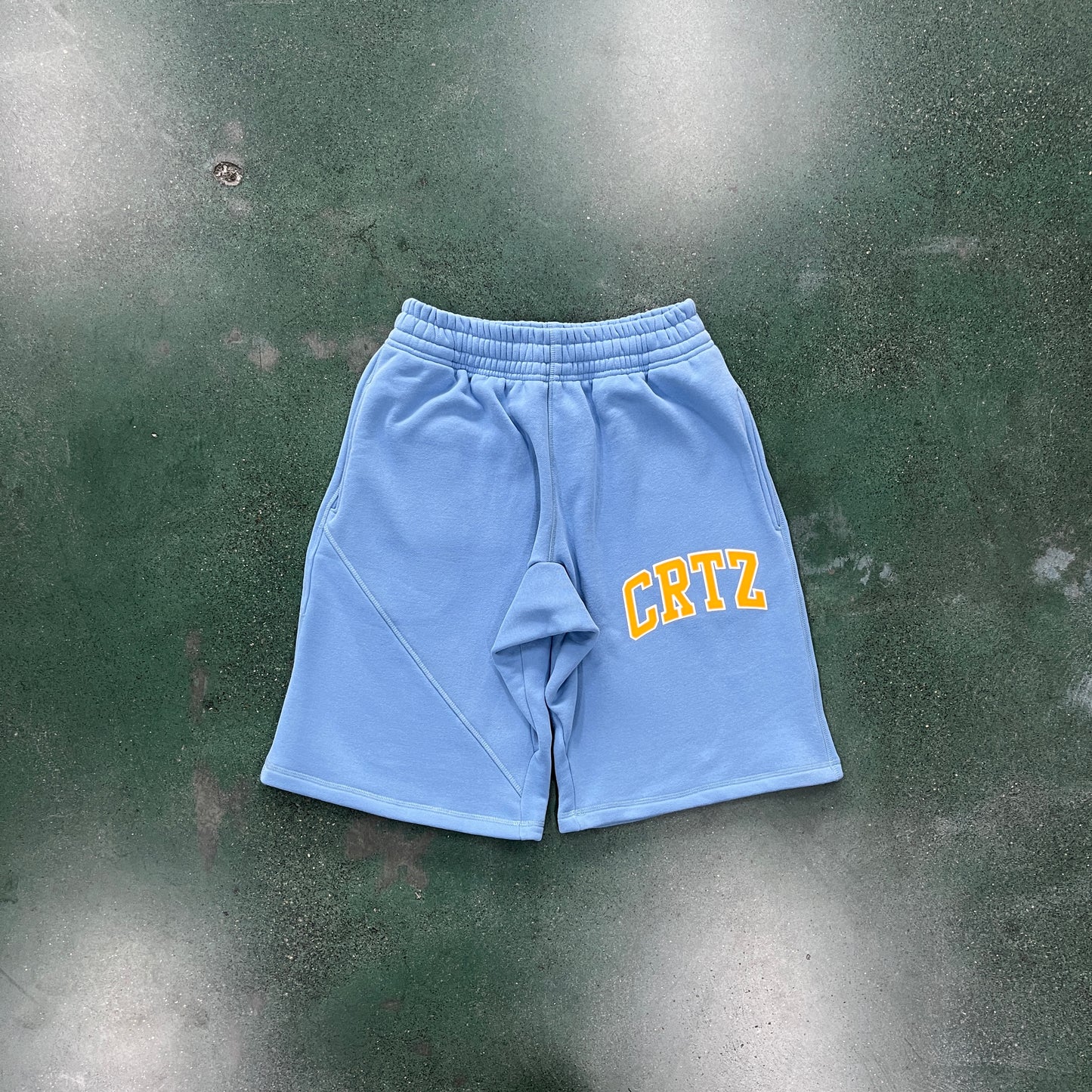 Corteiz Crtz Dropout Shorts Baby Blue