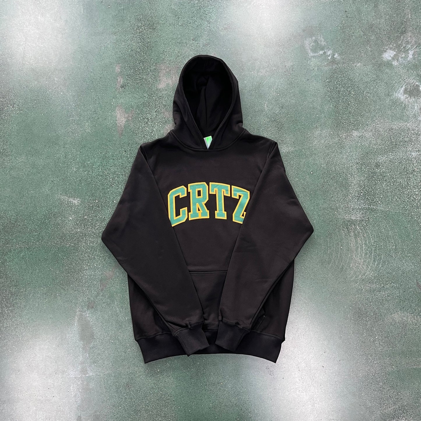 Corteiz Crtz Dropout Hoodie Black Green