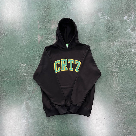 Corteiz Crtz Dropout Hoodie Black Green