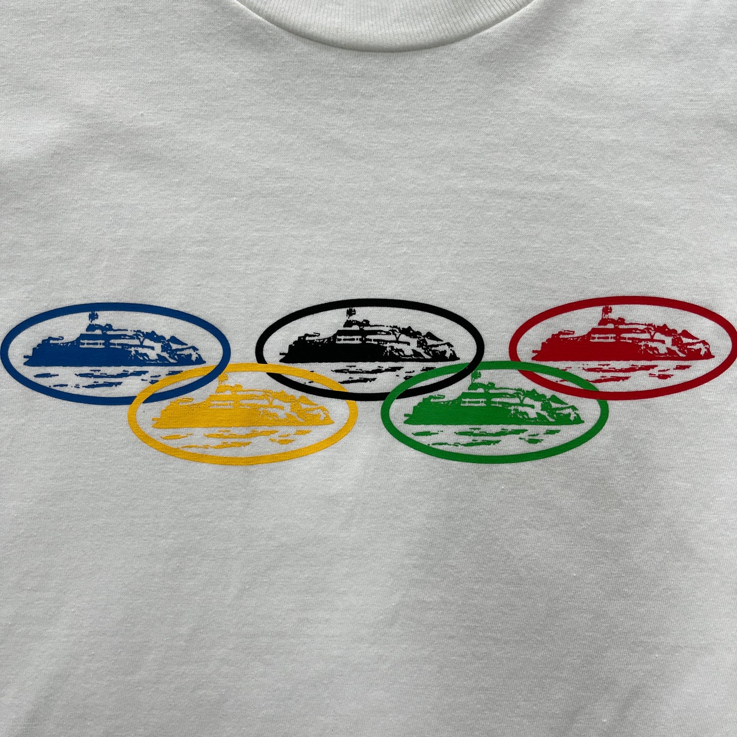 Corteiz Alcatraz Olympic Tee White