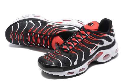 Nike Air Max Plus Black White University Red