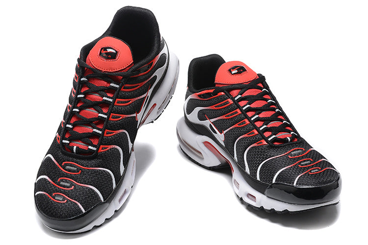 Nike Air Max Plus Black White University Red