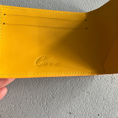 Corteiz VVS Leather Card Holder Yellow