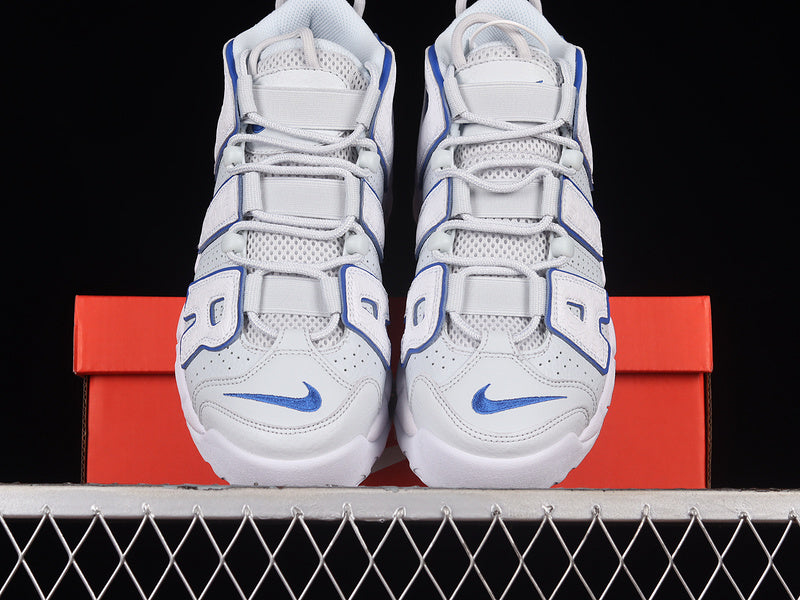 Nike Air More Uptempo Embossed White Royal Blue