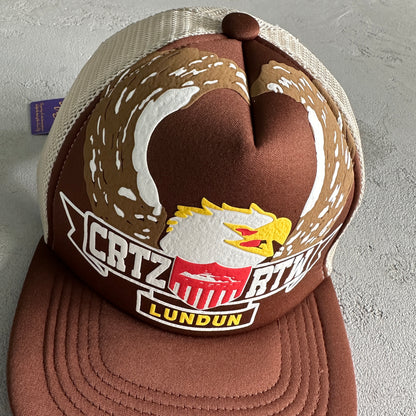 Corteiz Dipset Trucker Hat Brown