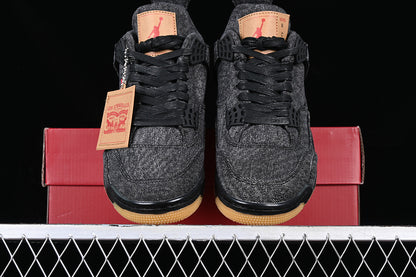 Jordan 4 Retro Levi's Black