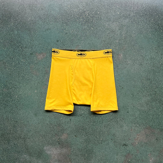 Corteiz Alcatraz Boxers (3 Pack) Yellow