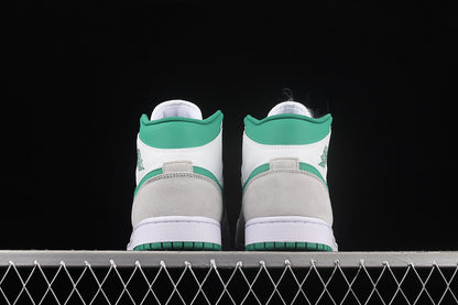 Jordan 1 Mid Grey Green