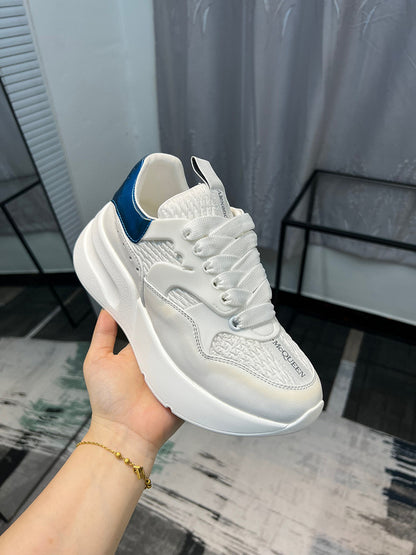 Alexander McQueen Oversized Runner White Blue