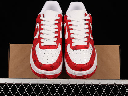 Nike Air Force 1 Low Louis Vuitton By Virgil Abloh White Red