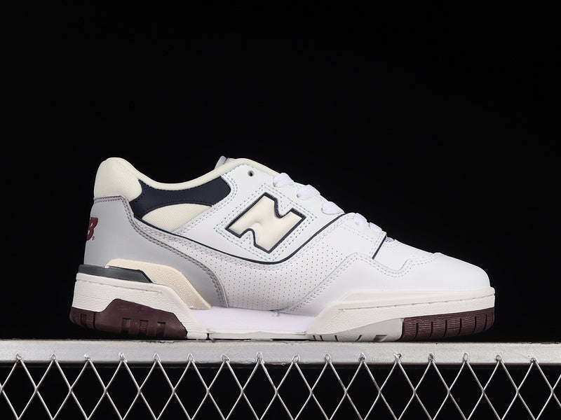 New Balance 550 White Natural Indigo Burgundy