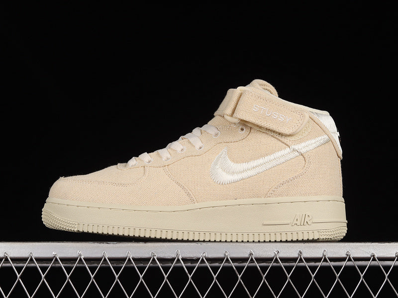 Nike Air Force 1 Mid Stussy Fossil