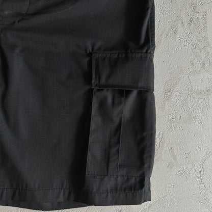 Corteiz Alcatraz Cargo Shorts Triple Black