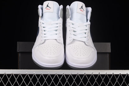 Jordan 1 Mid Paris White