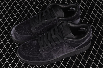 Nike Dunk Low Dover Street Market Triple Black Velvet