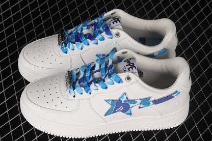 A Bathing Ape Bape Sta Low White ABC Camo Blue