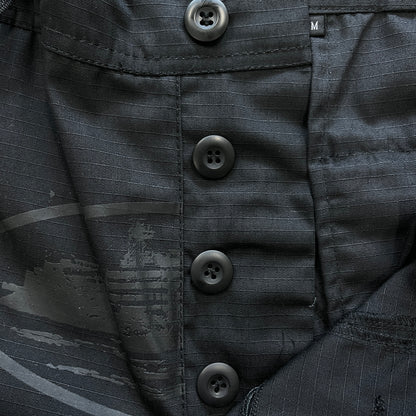 Corteiz Guerillaz Cargo Pants Triple Black