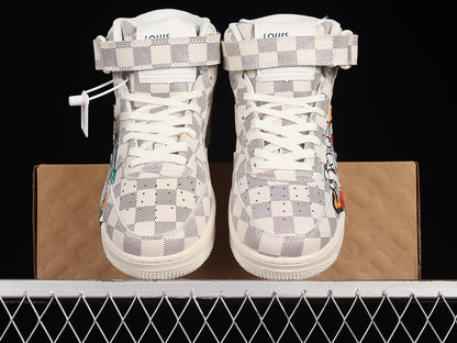 Nike Air Force 1 Mid Louis Vuitton By Virgil Abloh Graffiti