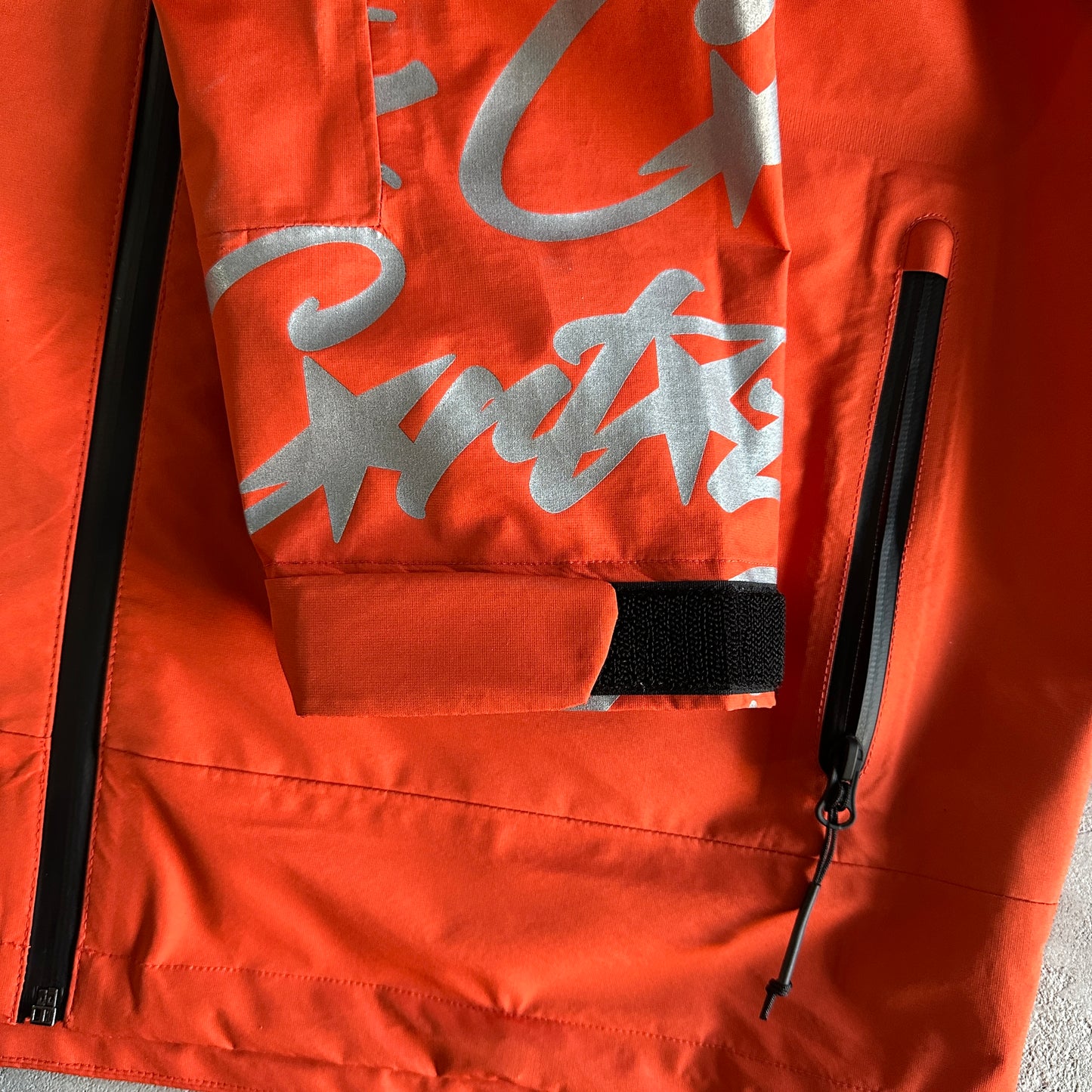 Corteiz Elitework Waterproof Shell Jacket Orange