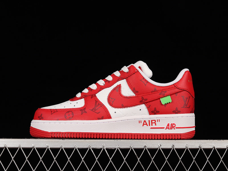 Nike Air Force 1 Low Louis Vuitton By Virgil Abloh White Red