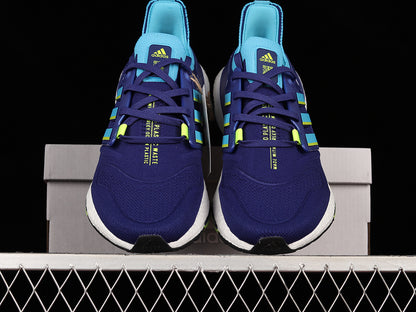 Adidas Ultra Boost 22 Legacy Indigo Sky Solar Yellow