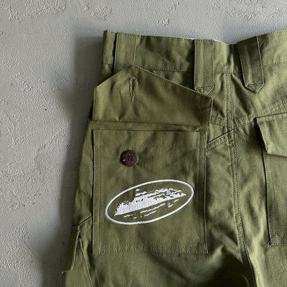 Corteiz Storm Cargo Shorts Khaki