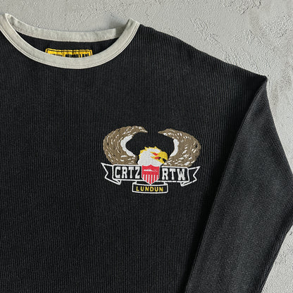 Corteiz Dipset Waffle Longsleeve Black